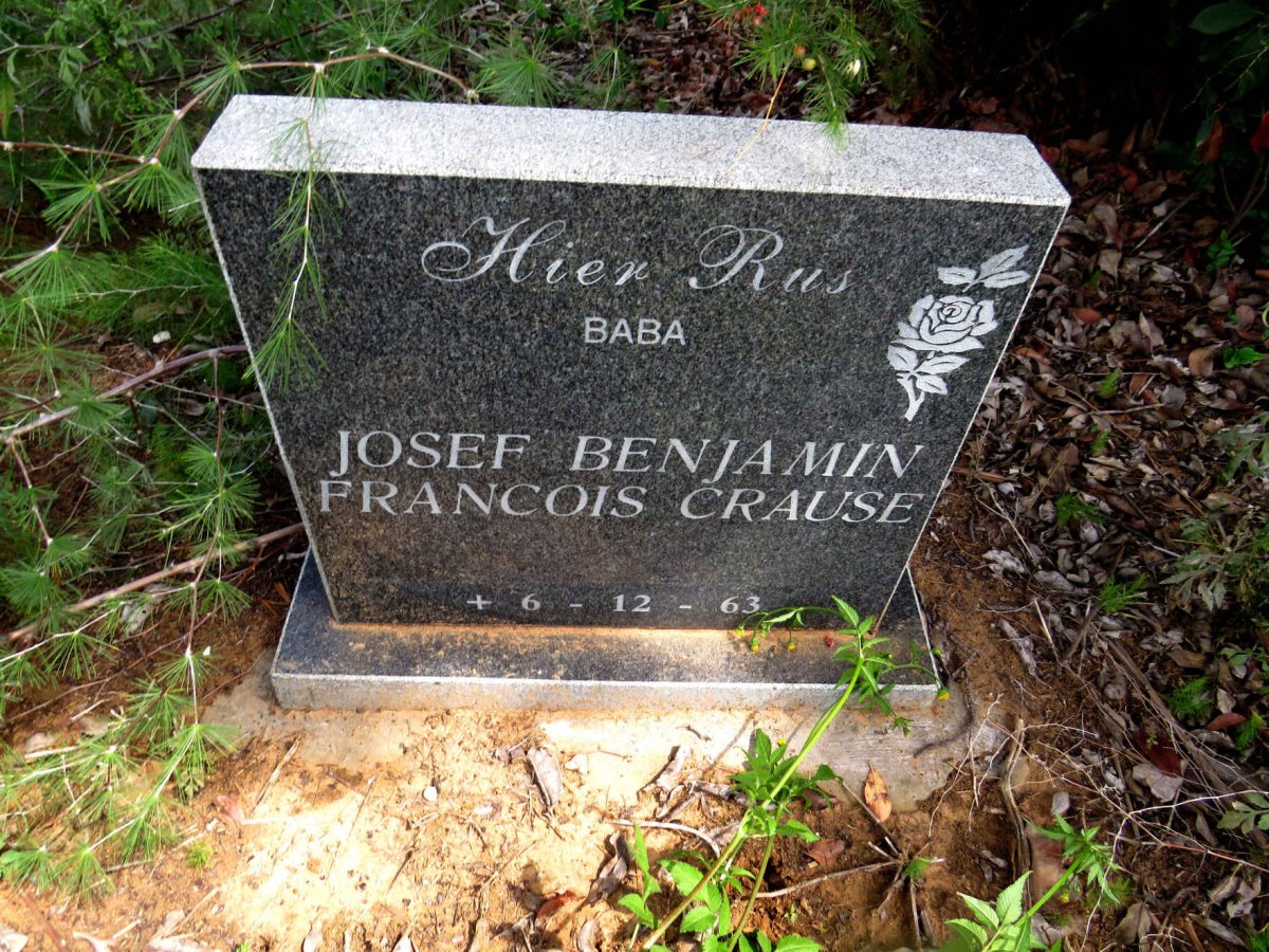 CRAUSE Josef Benjamin Francois 1963-1963