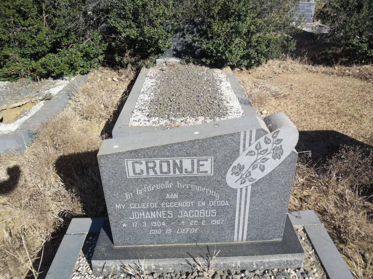 CRONJE Johannes Jacobus 1904-1967