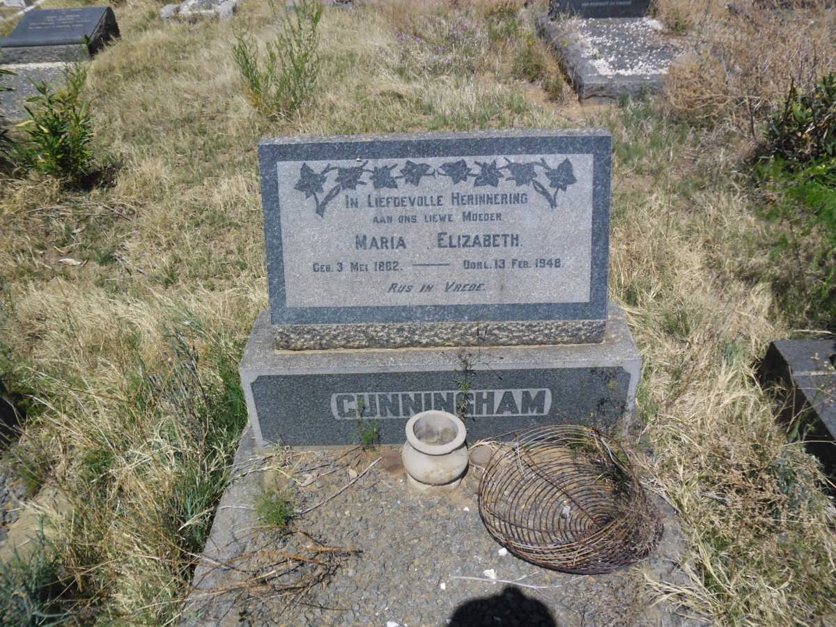 CUNNINGHAM Maria Elizabeth 1882-1948