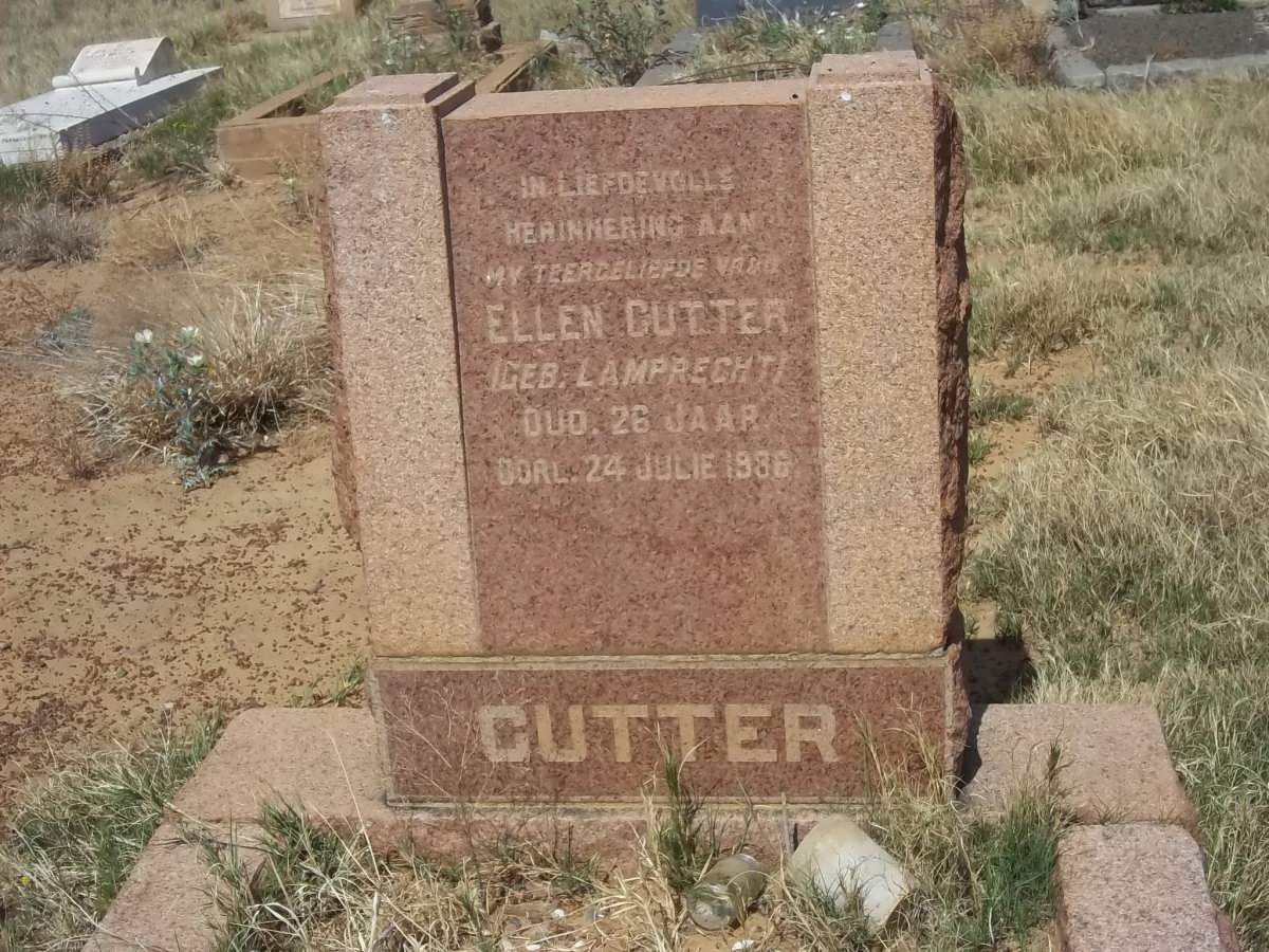 CUTTER Ellen nee LAMPRECHT -1986