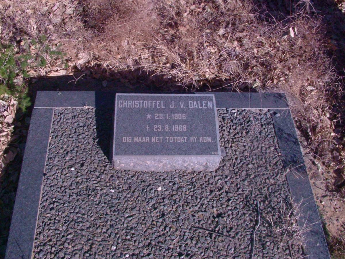 DALEN Christoffel J., van 1906-1968