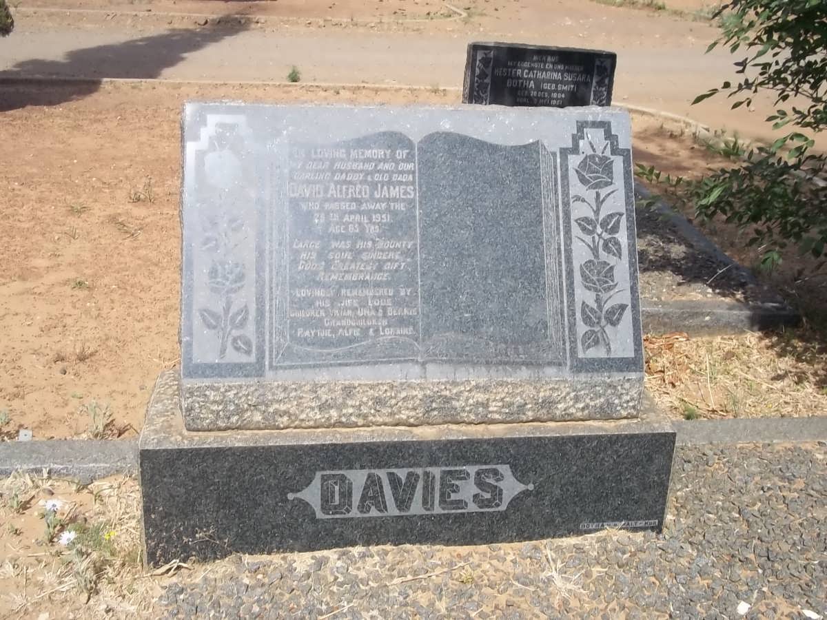 DAVIES David Alfred James -1951