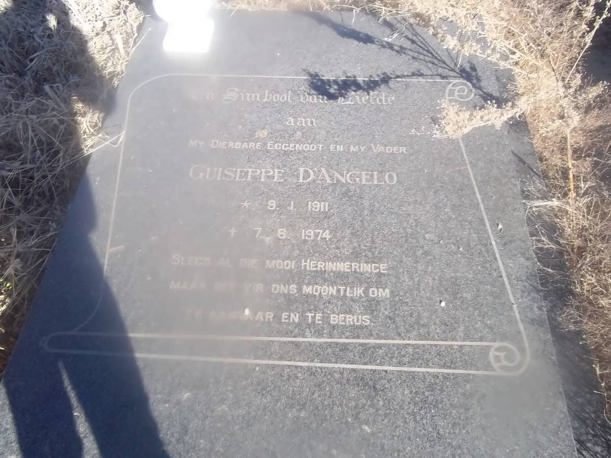 D’ANGELO Guiseppe 1911-1974