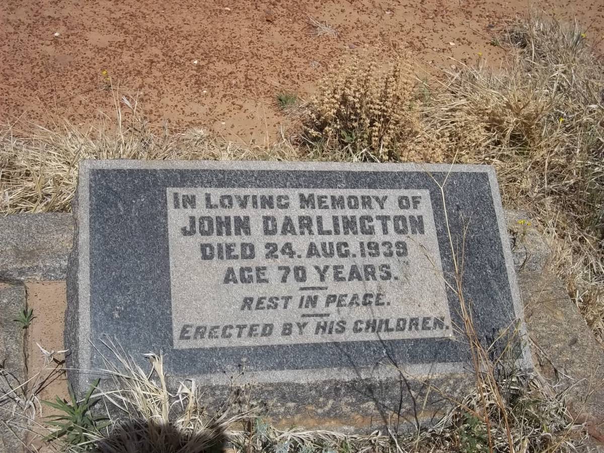 DARLINGTON John -1939
