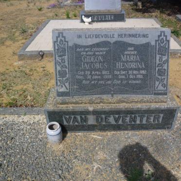 DEVENTER Gideon Jacobus, van 1883-1955 &amp; Maria Hendrina SMIT 1892-1965