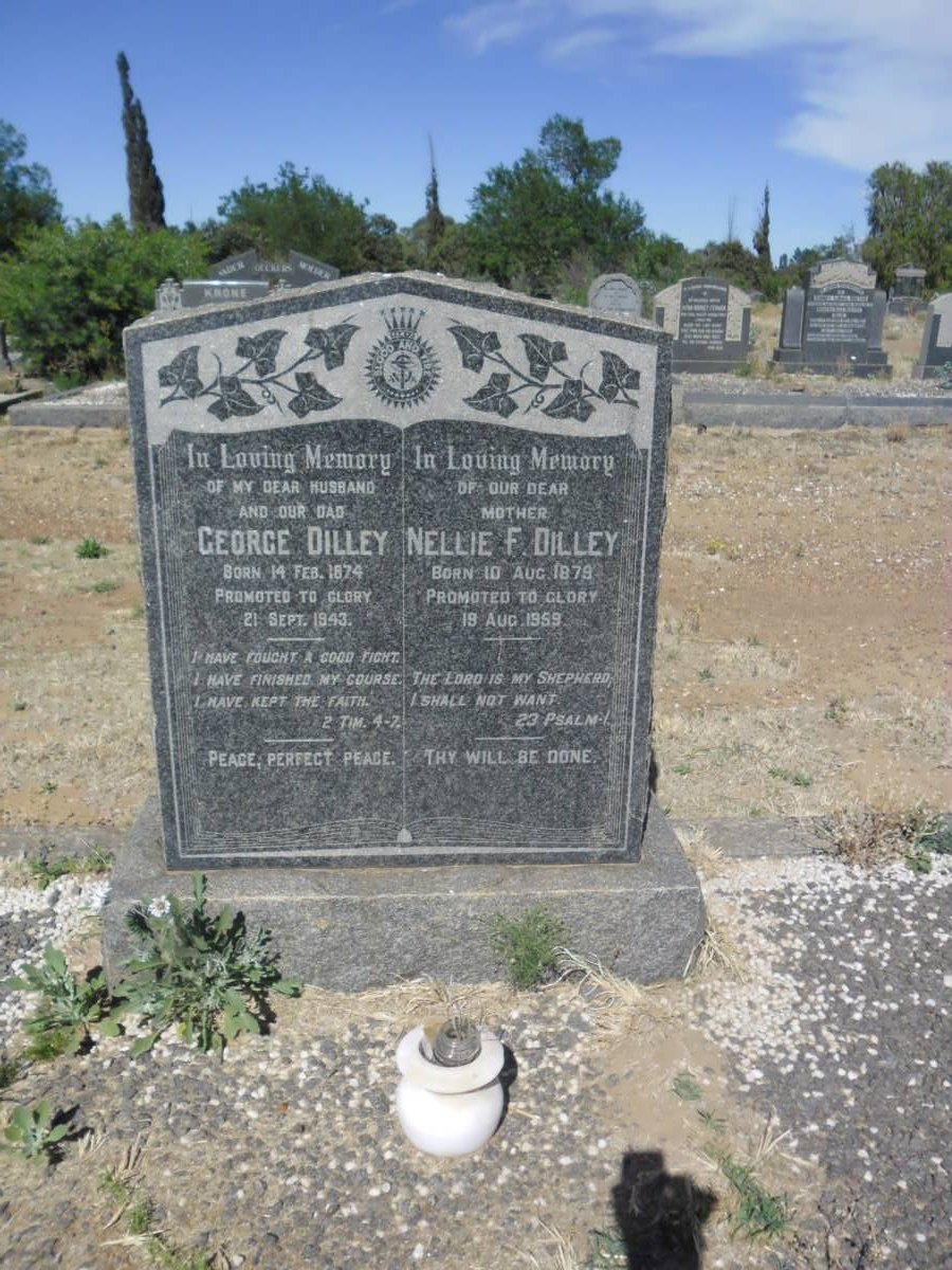 DILLEY George 1874-1943 &amp; Nellie F. 1879-1959