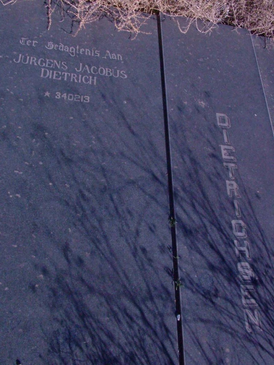 DIETRICHSEN Jurgens Jacobus Dietrich -2013