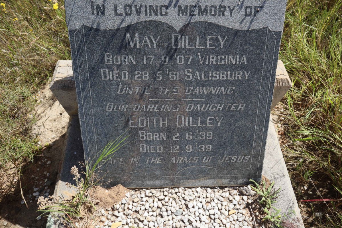 DILLEY May 1907-1961 :: DILLEY Edith 1939-1939