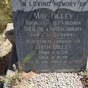 DILLEY May 1907-1961 :: DILLEY Edith 1939-1939