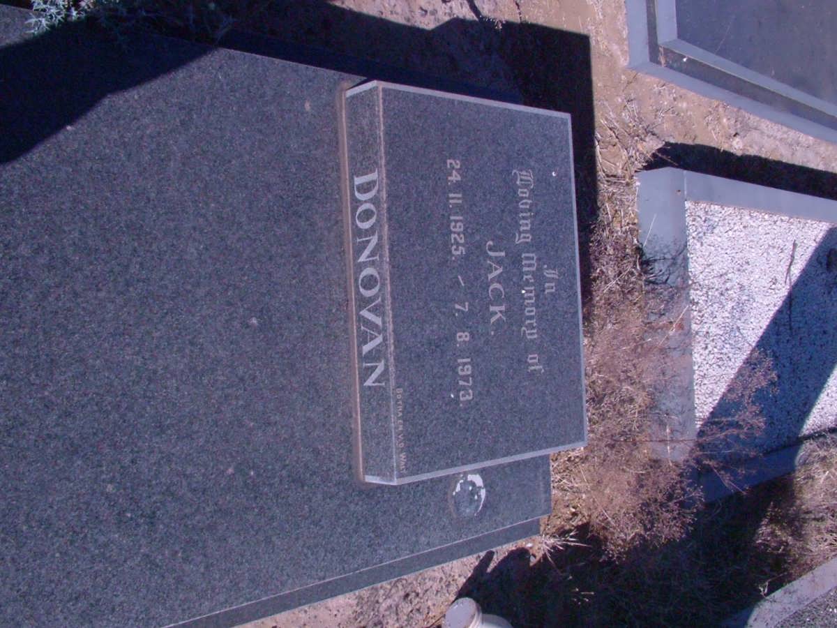 DONOVAN Jack 1925-1973