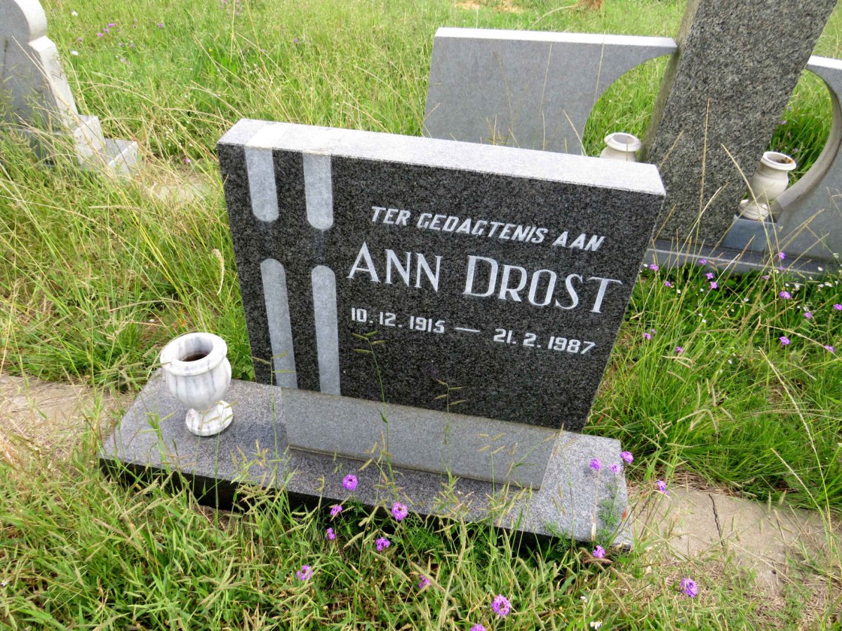DROST Ann 1915-1987