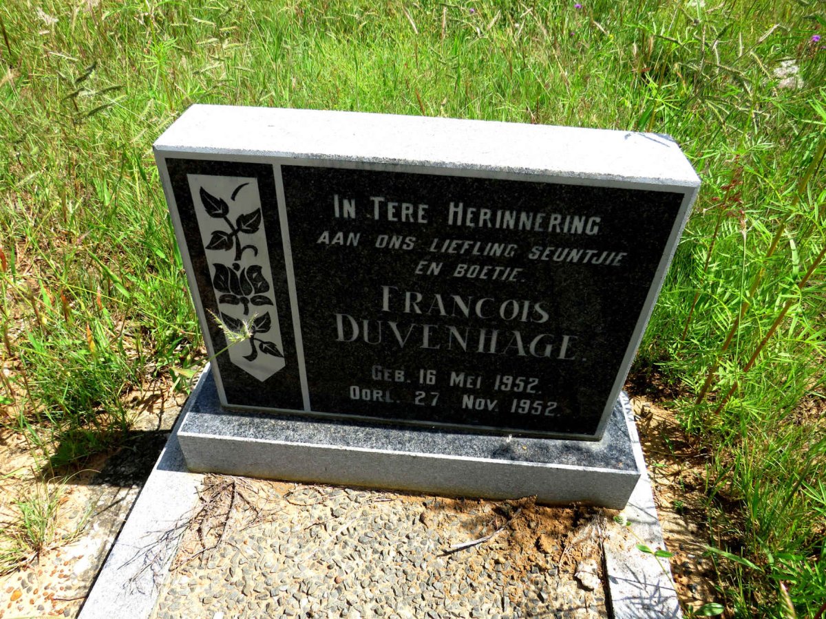 DUVENHAGE Francois 1952-1952