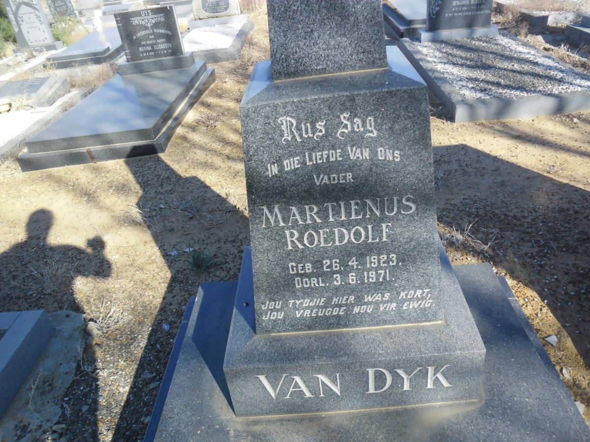DYK Martienus Roedolf, van 1923-1971