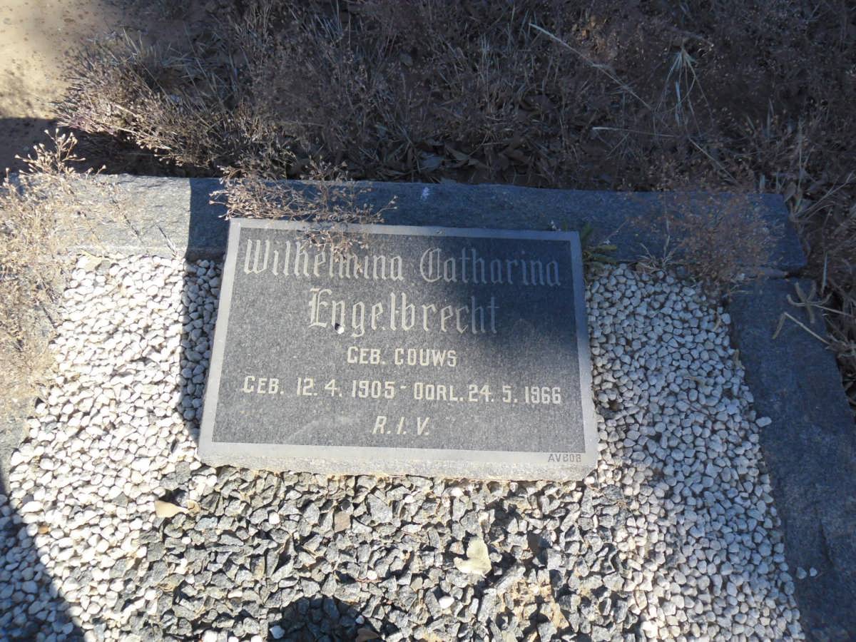 ENGELBRECHT Wilhelmina Catharina nee GOUWS 1905-1966