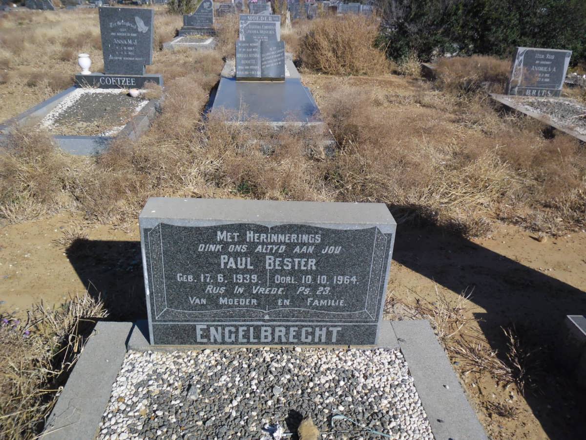 ENGELBRECHT Paul Bester 1939-1964