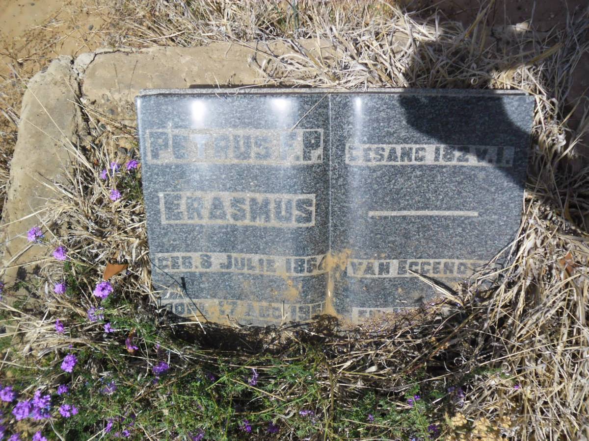 ERASMUS Petrus F.P. 1864-1951