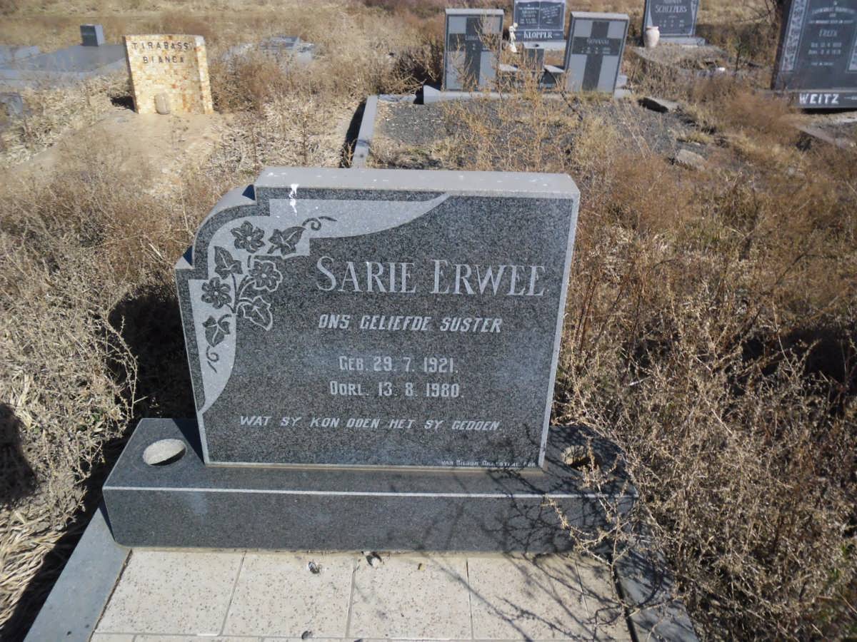 ERWEE Sarie 1921-1980