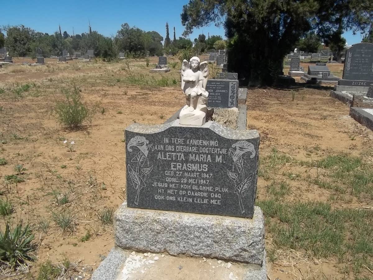 ERASMUS Aletta Maria M. 1947-1947