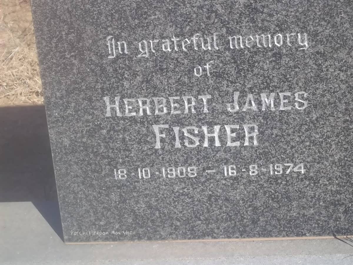 FISHER Herbert James 1908-1974