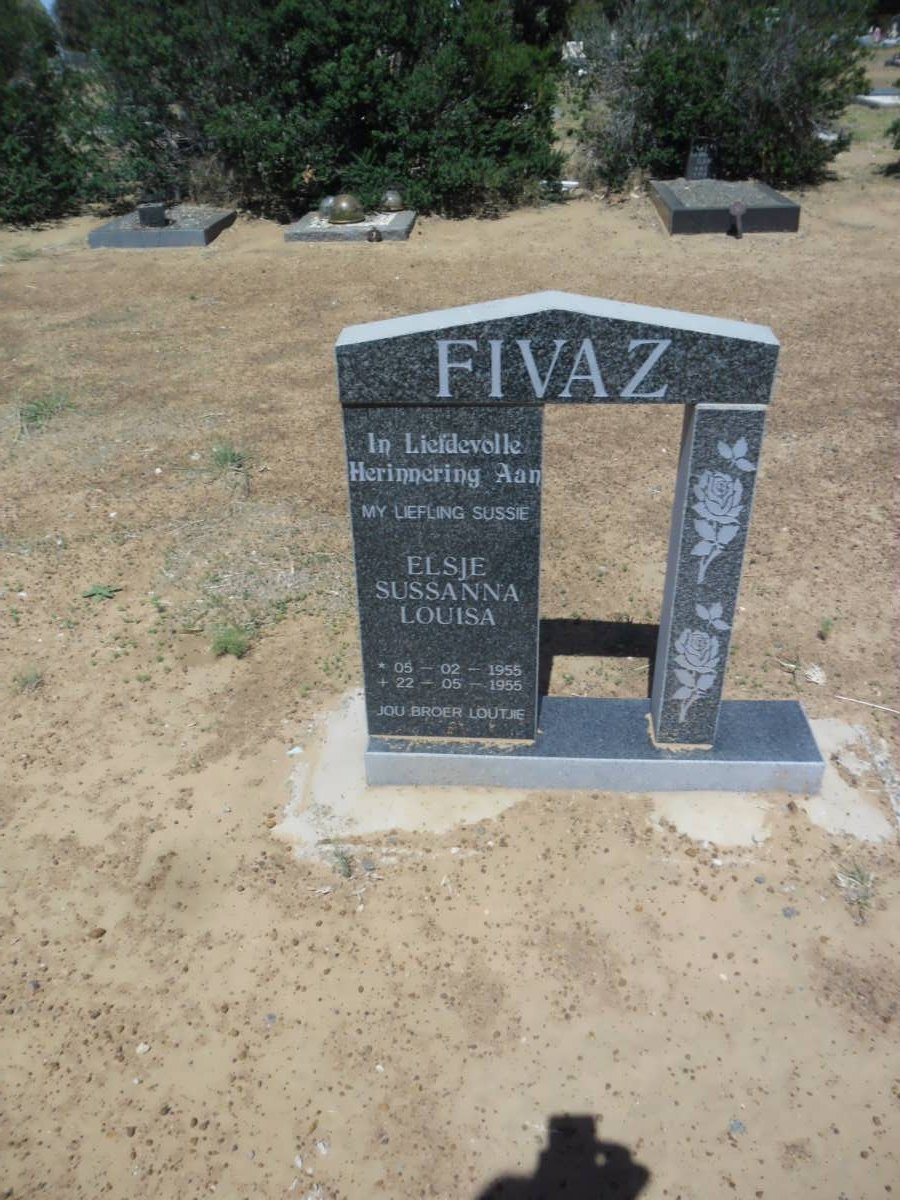 FIVAZ Elsie Sussanna Louisa 1955-1955
