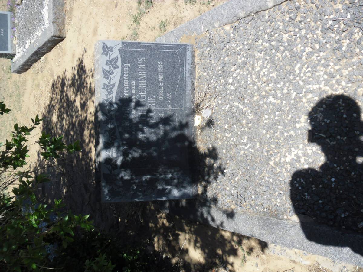FOURIE Christoffel Gerhardus 1935-1955
