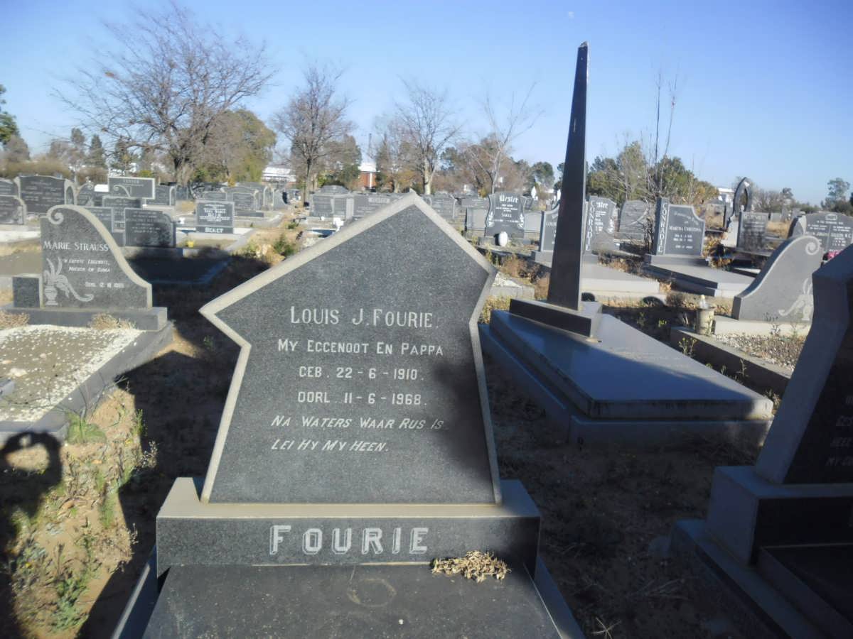 FOURIE Louis J. 1910-1968