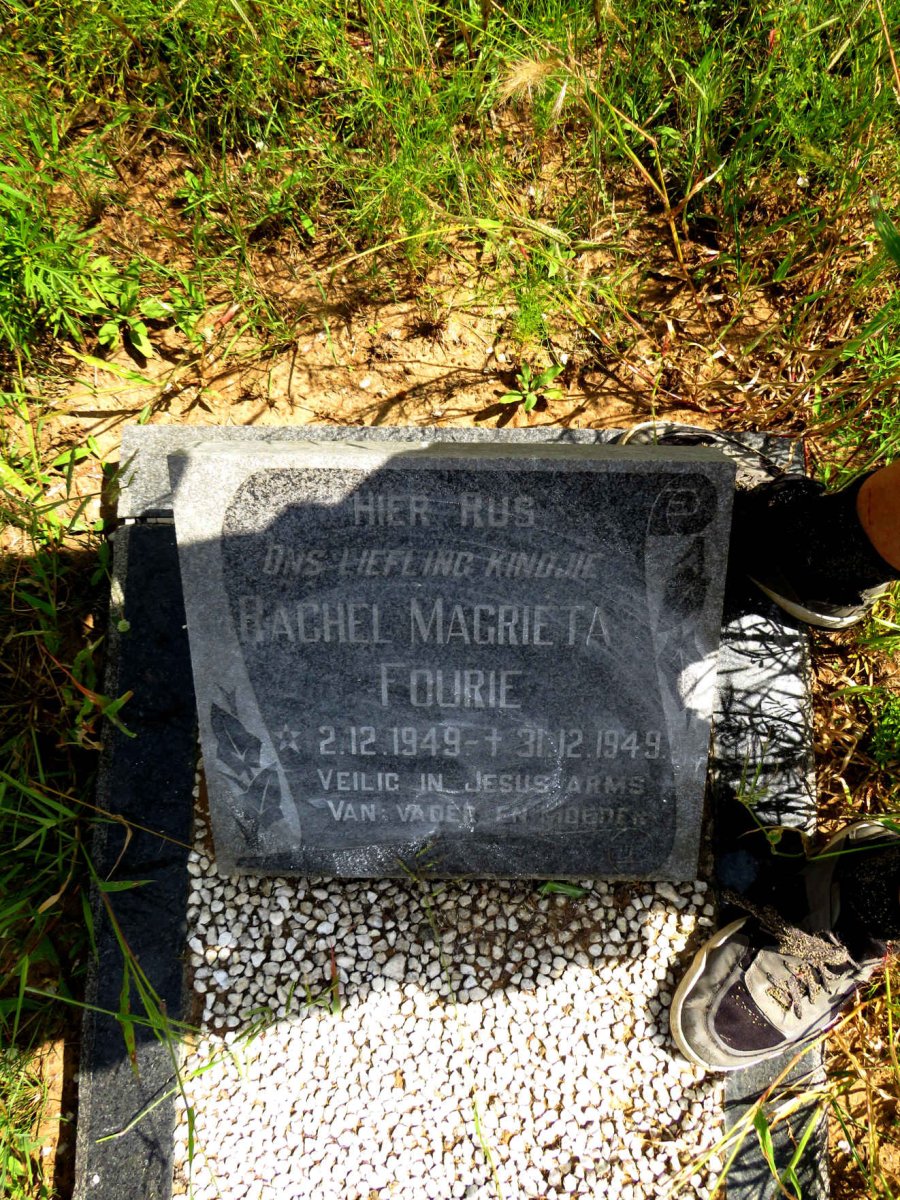 FOURIE Rachel Magrieta 1949-1949
