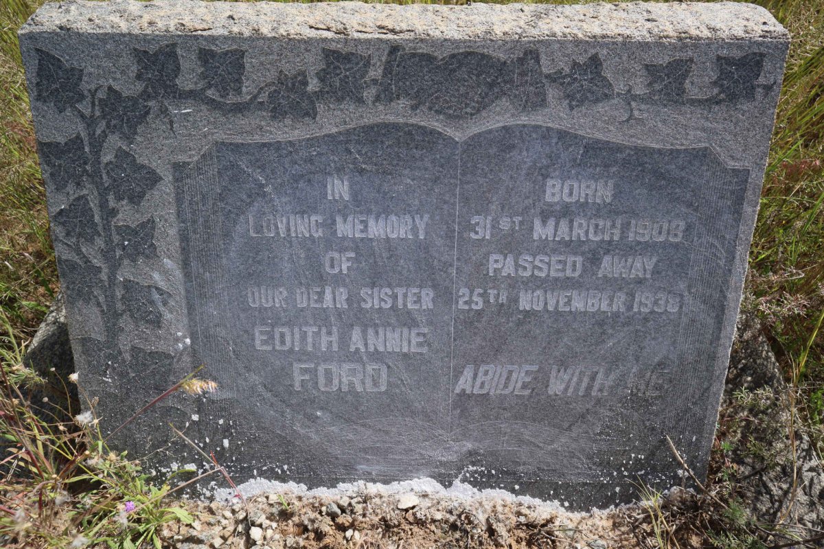 FORD Edith Annie 1908-1938