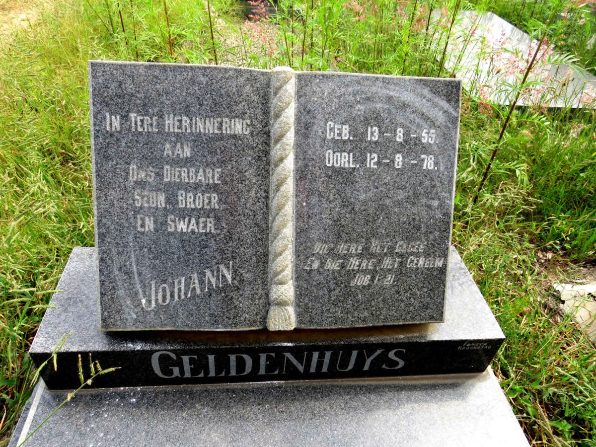 GELDENHUYS Johann 1955-1978