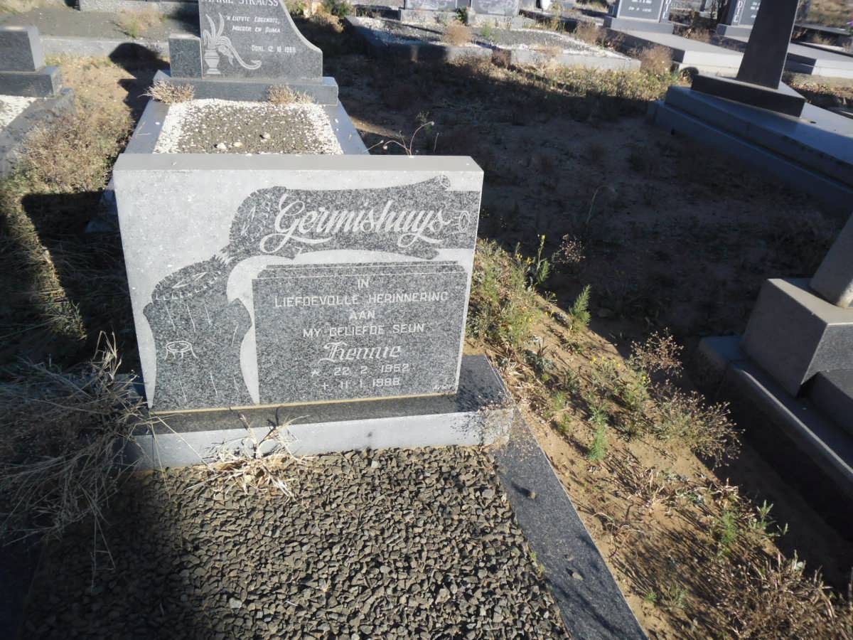 GERMISHUYS Hennie 1958-1988