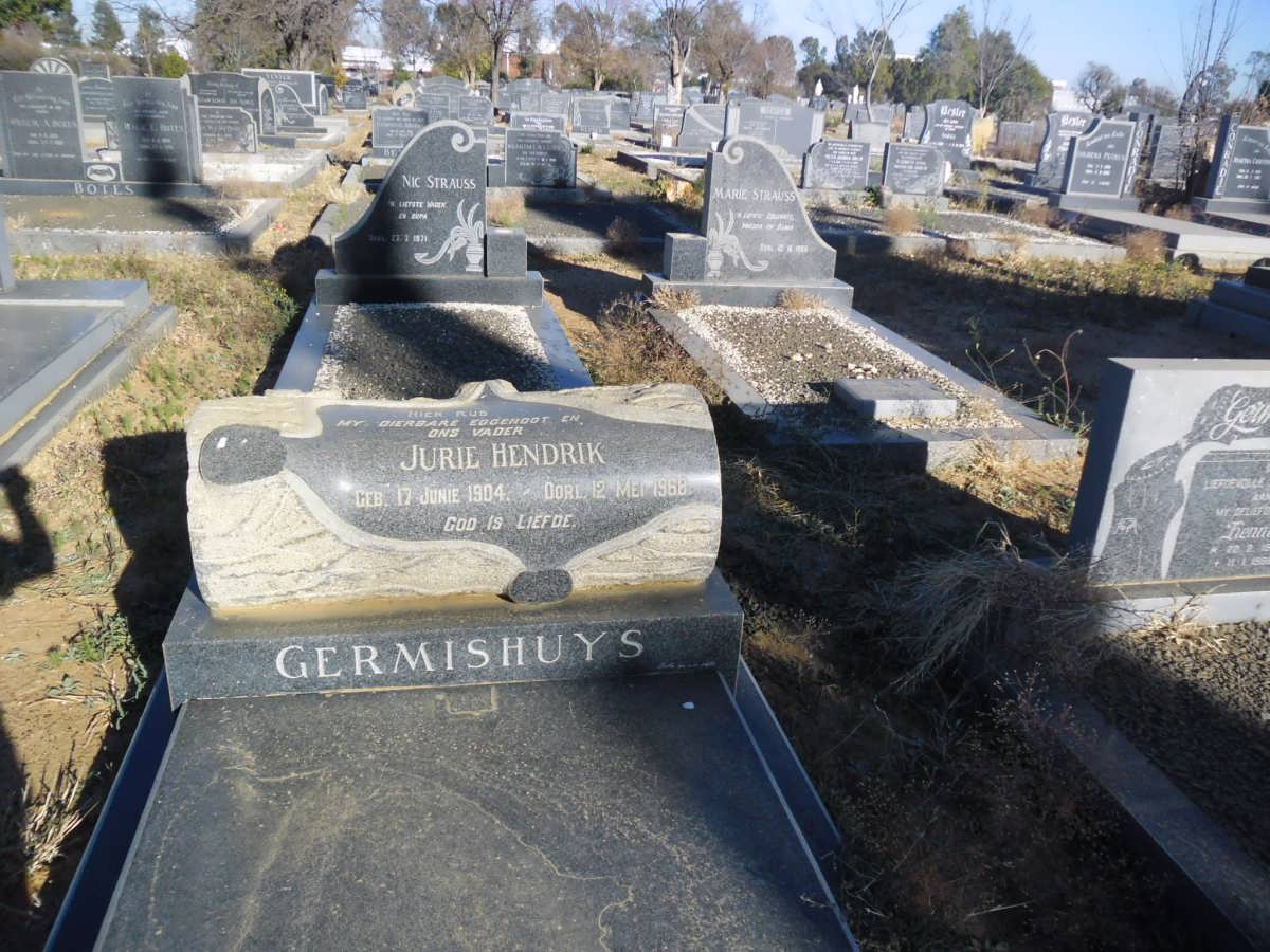GERMISHUYS Jurie Hendrik 1904-1968