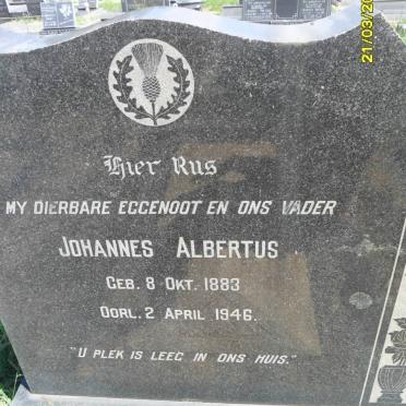 GELDENHUYS Johannes Albertus 1883-1946