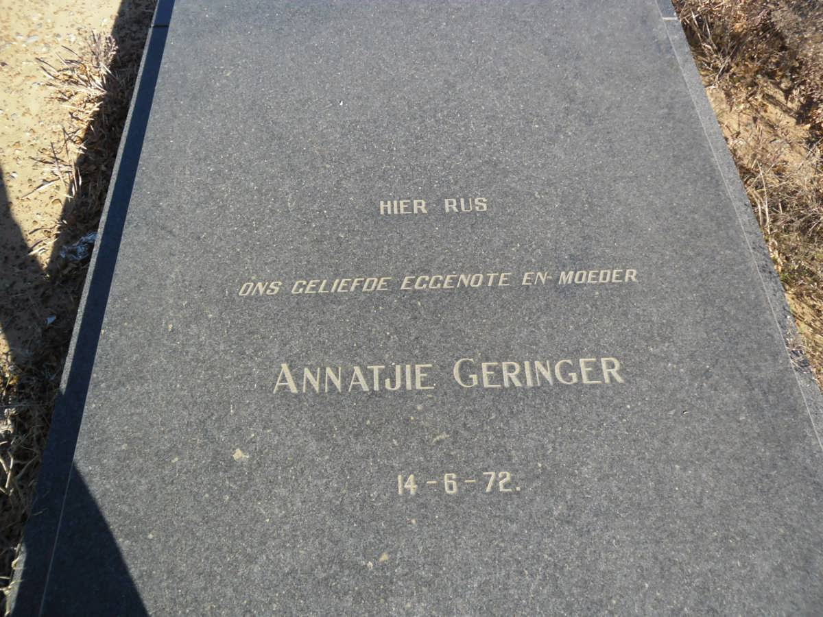 GERINGER Annatjie -1972