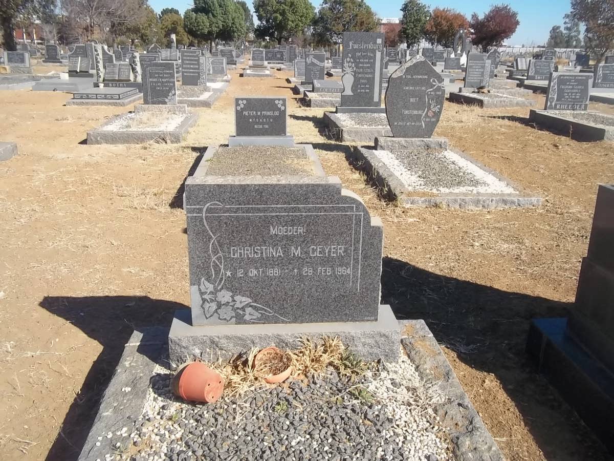 GEYER Christina M. 1881-1964