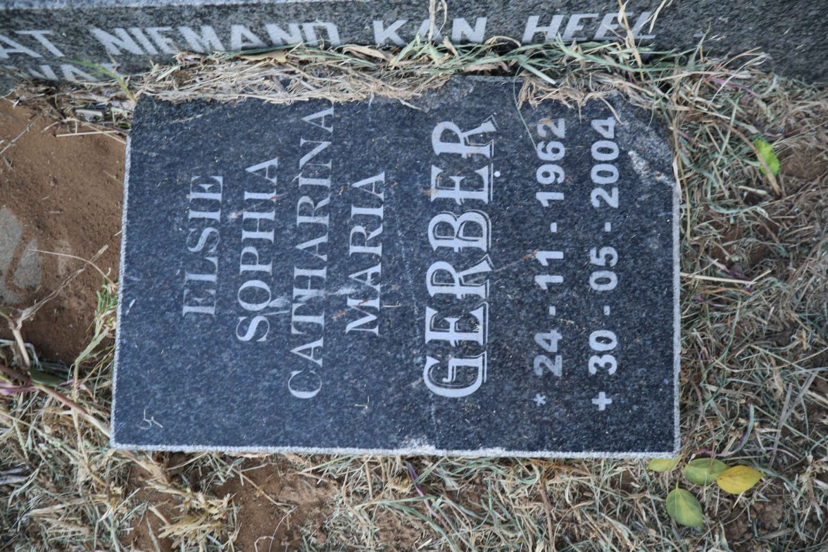 GERBER Elsie Sophia Catharina Maria 1962-2004
