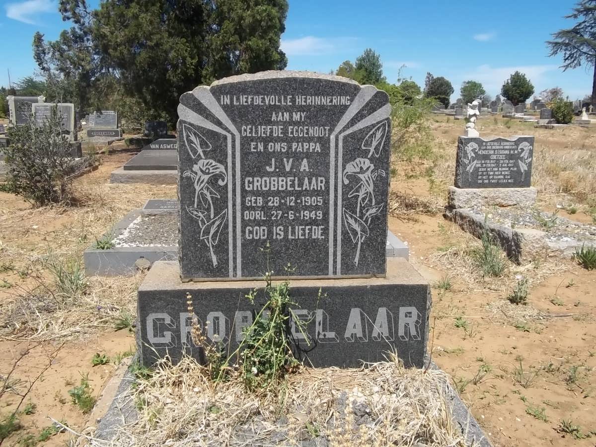 GROBBELAAR J.V.A. 1905-1949