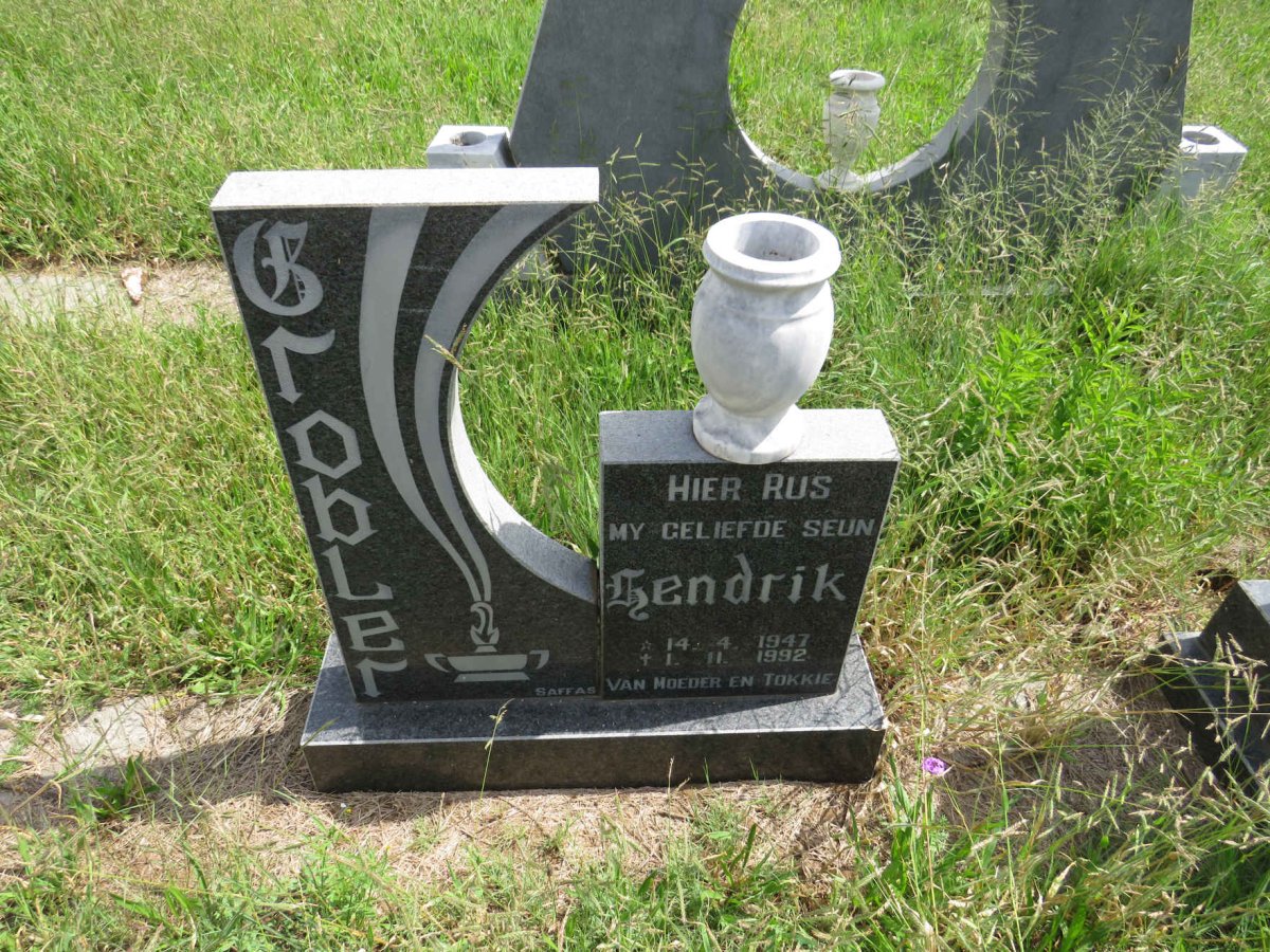 GROBLER Hendrik 1947-1992
