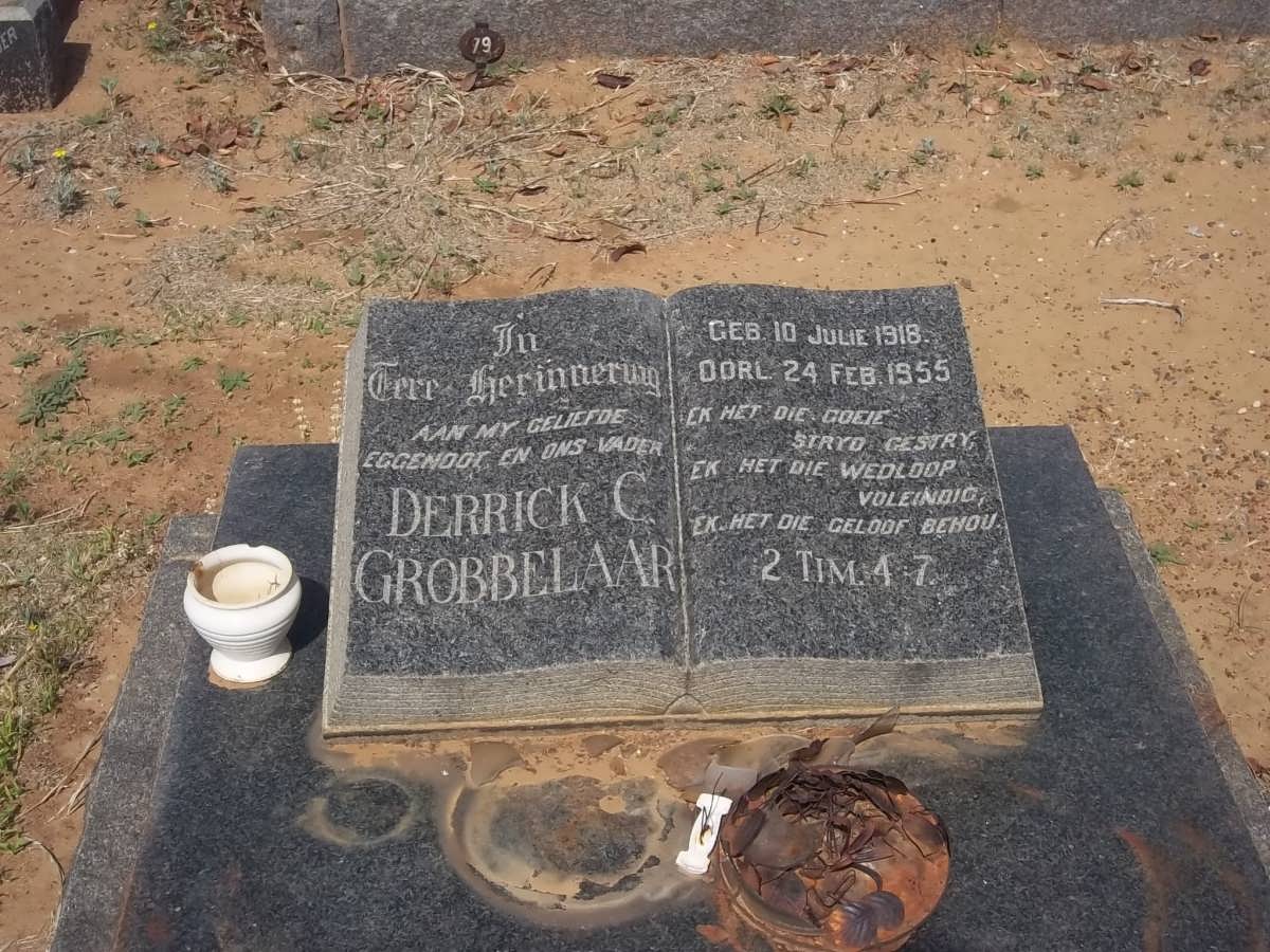 GROBBELAAR Derrick C. 1918-1955