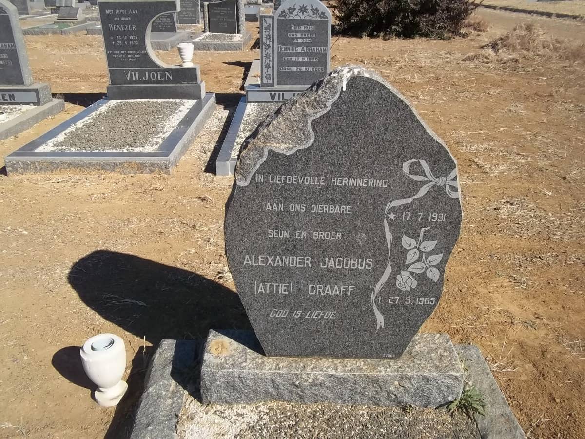 GRAAFF Alexander Jacobus 1931-1965