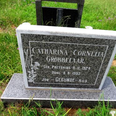GROBBELAAR Catharina Cornelia nee PRETORIUS 1924-1993