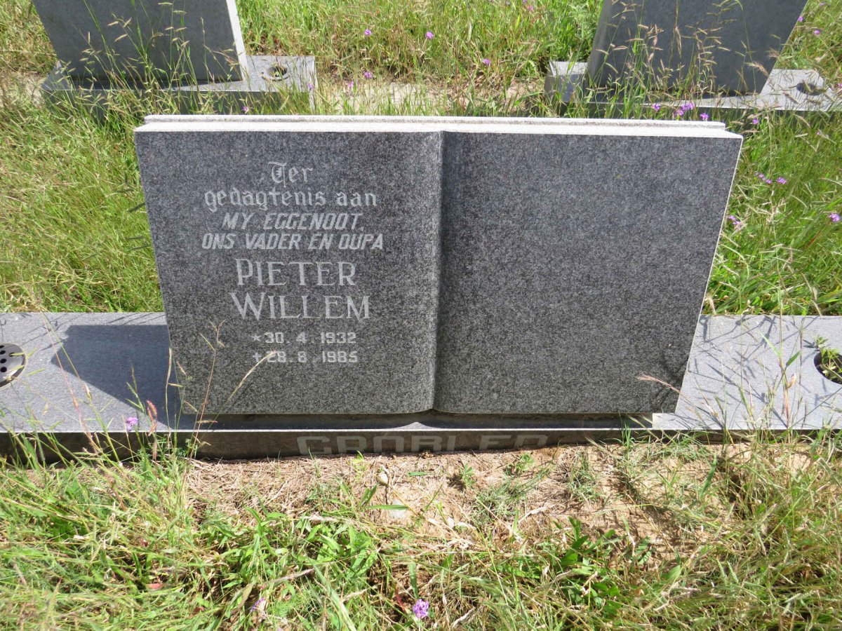 GROBLER Pieter Willem 1932-1985