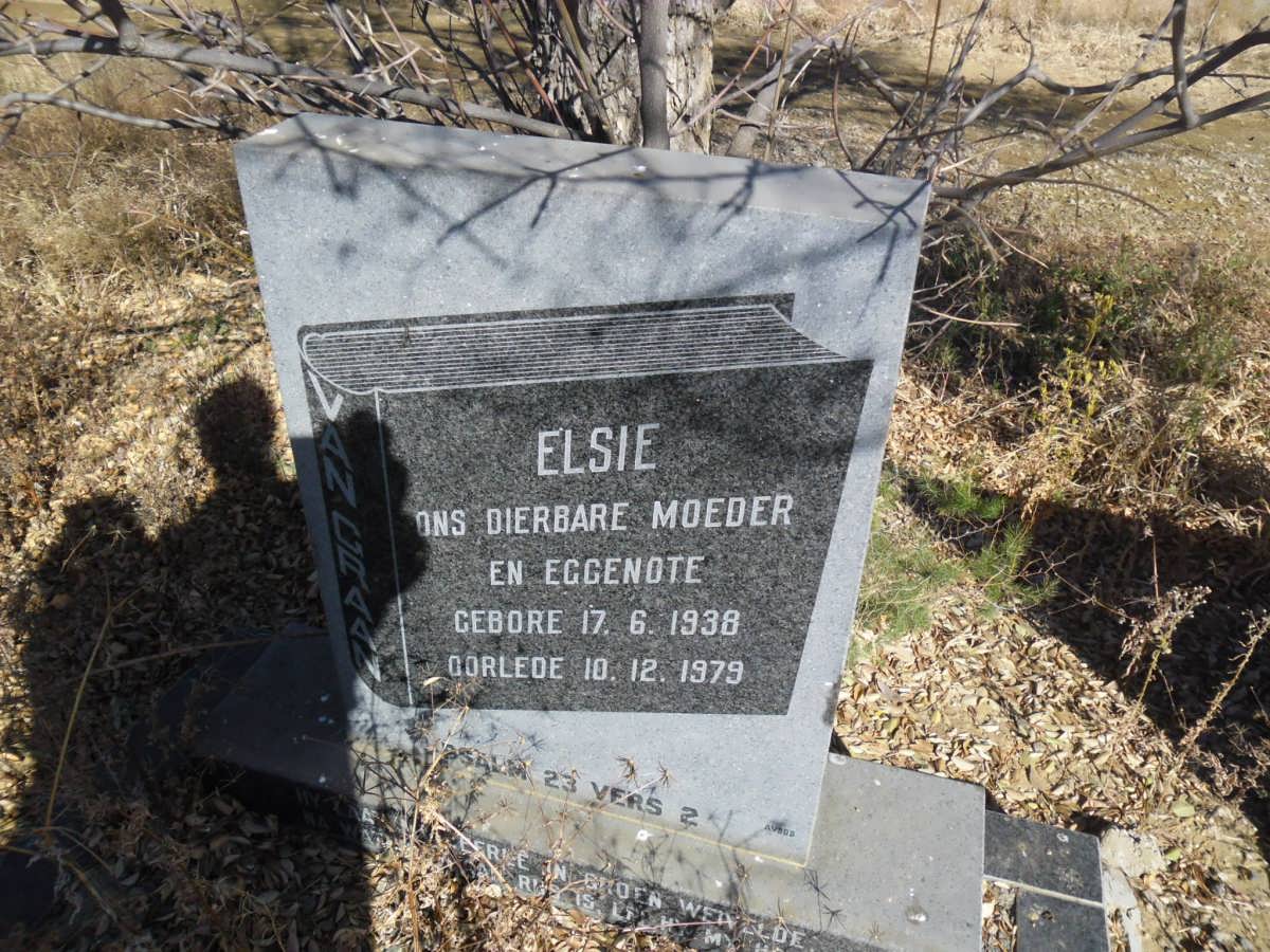GRAAN Elsie, van 1938-1979
