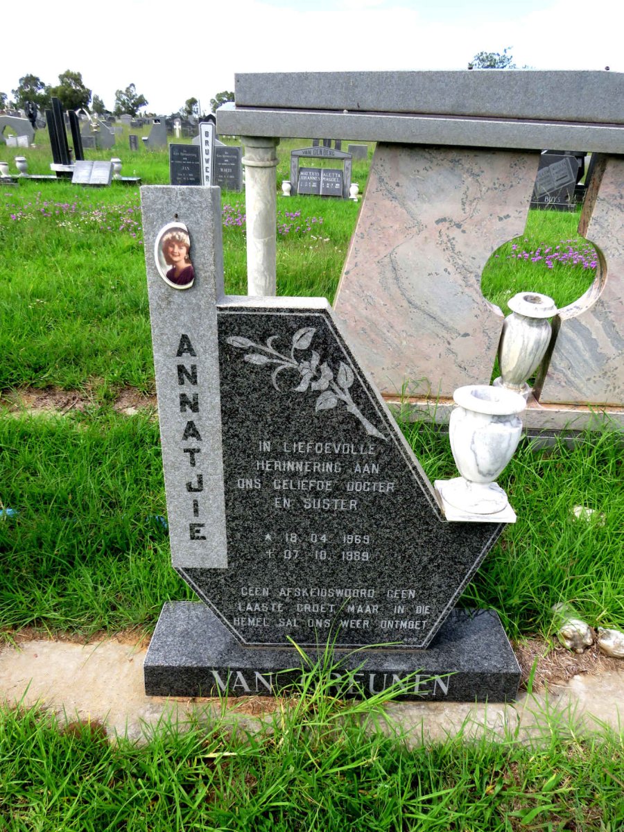 GREUNEN Annetjie, van 1969-1989 