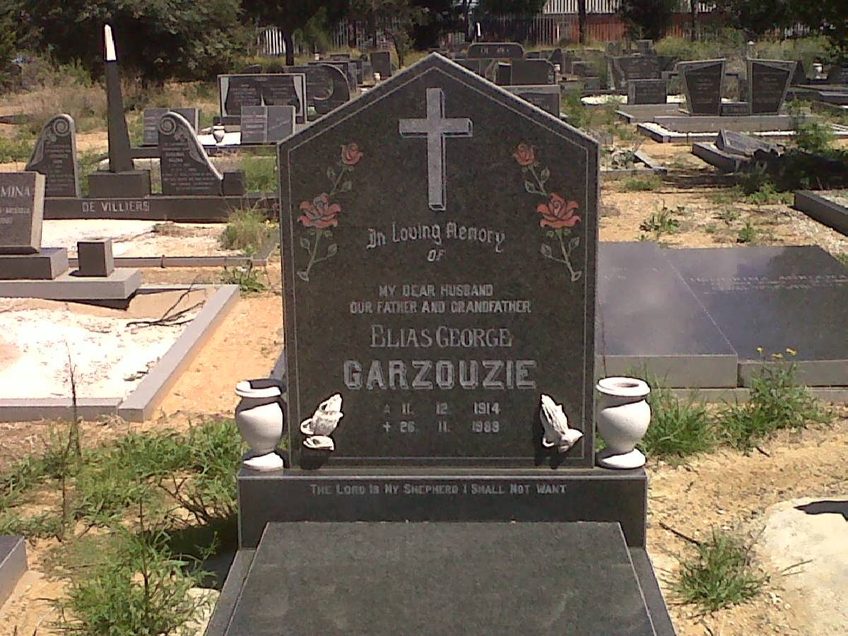 GARZOUZIE Elias George 1914-1989