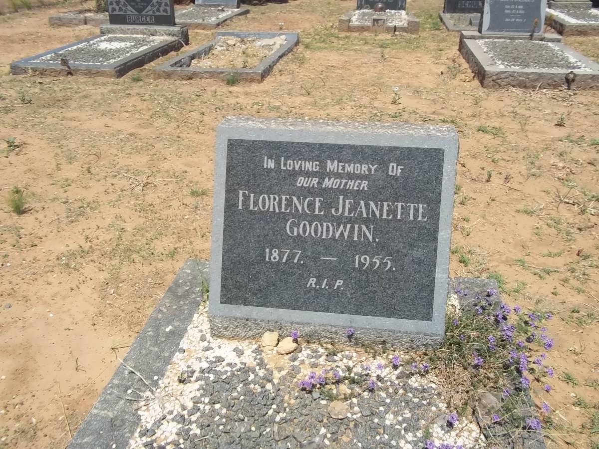 GOODWIN Florence Jeanette 1877-1955