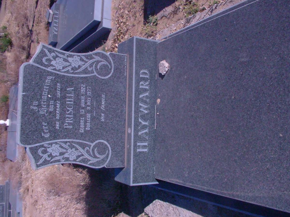 HAYWARD Priscilla 1922-1977