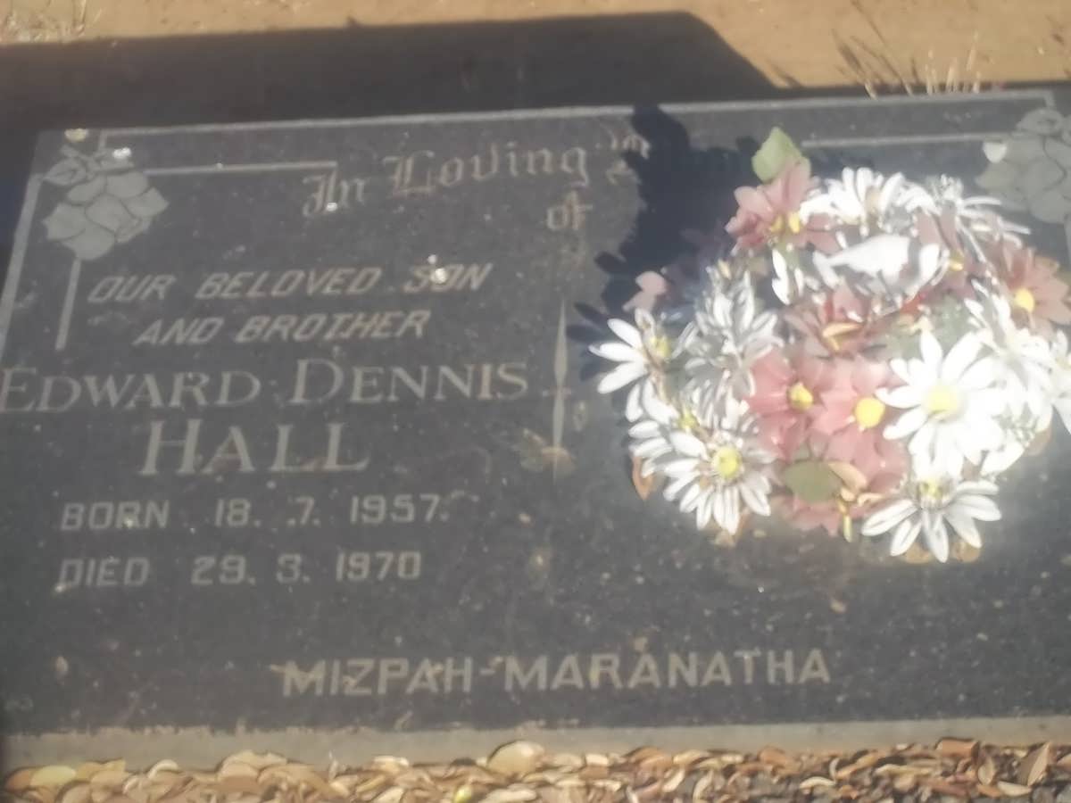 HALL Edward Dennis 1957-1970