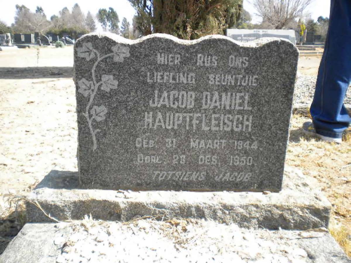 HAUPTFLEISCH Jacob Daniel 1944-1950