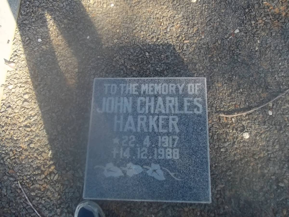 HARKER John Charles 1917-1988