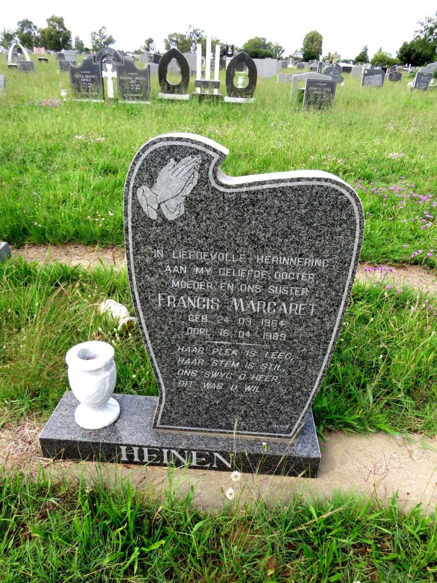 HEINEN Francis Margaret 1964-1989